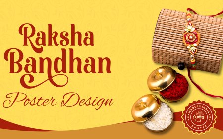 Raksha Bandhan Poster Designs for Shops & Brands