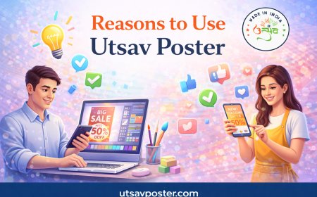 5 Reasons to Use Utsav Poster for Social Media Marketing