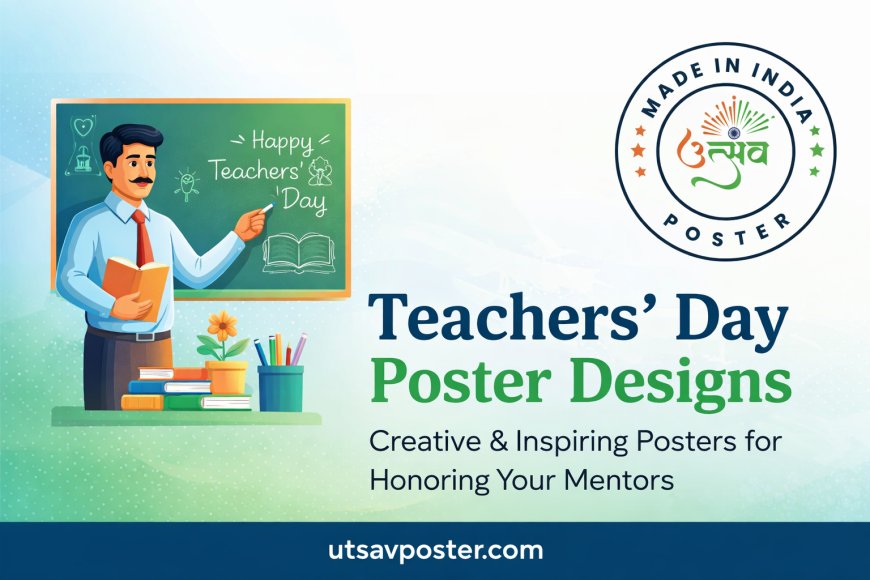 Teachers’ Day Posters for Schools & Coaching Centers
