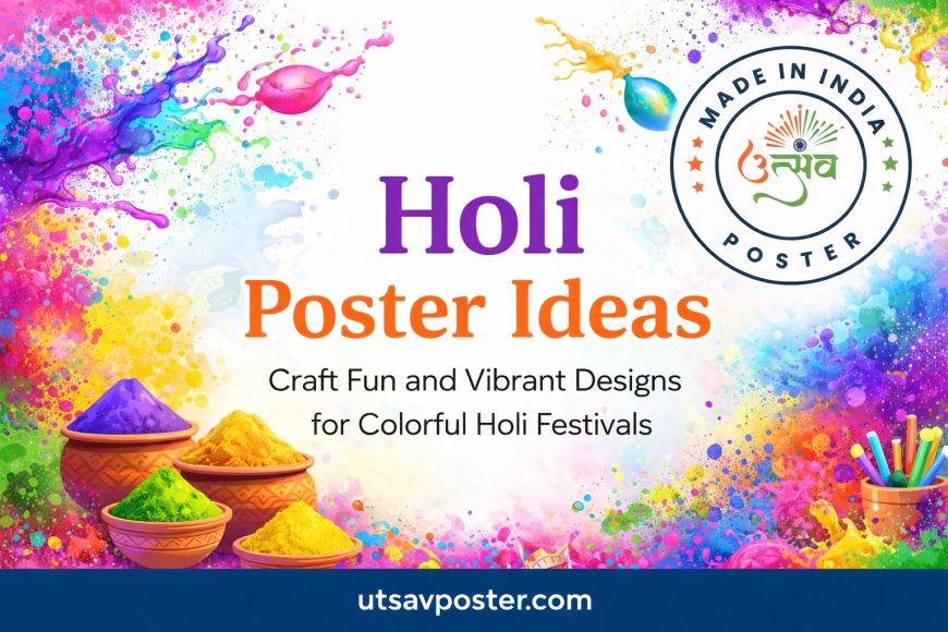 Holi Poster Ideas for Colorful Campaigns