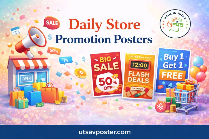 How to Use Posters for Daily Store Promotions