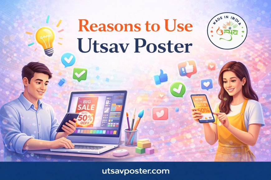5 Reasons to Use Utsav Poster for Social Media Marketing
